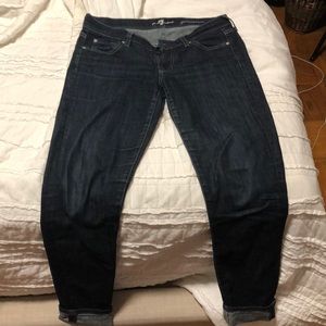 7 for all mankind dark jeans